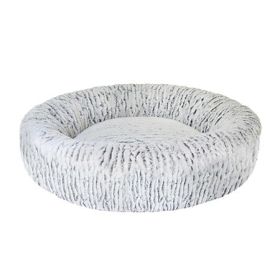 Ethical Bed 2 Tone Plush White/Blac 18"