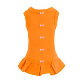 Candy Dog Dress Collection (Color: Orange, size: LG)